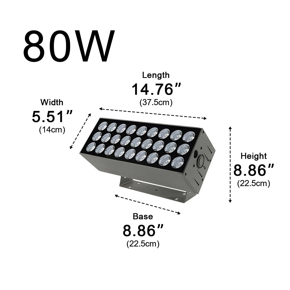 IP67 Waterproof Die-Cast Aluminum LED Spot Light