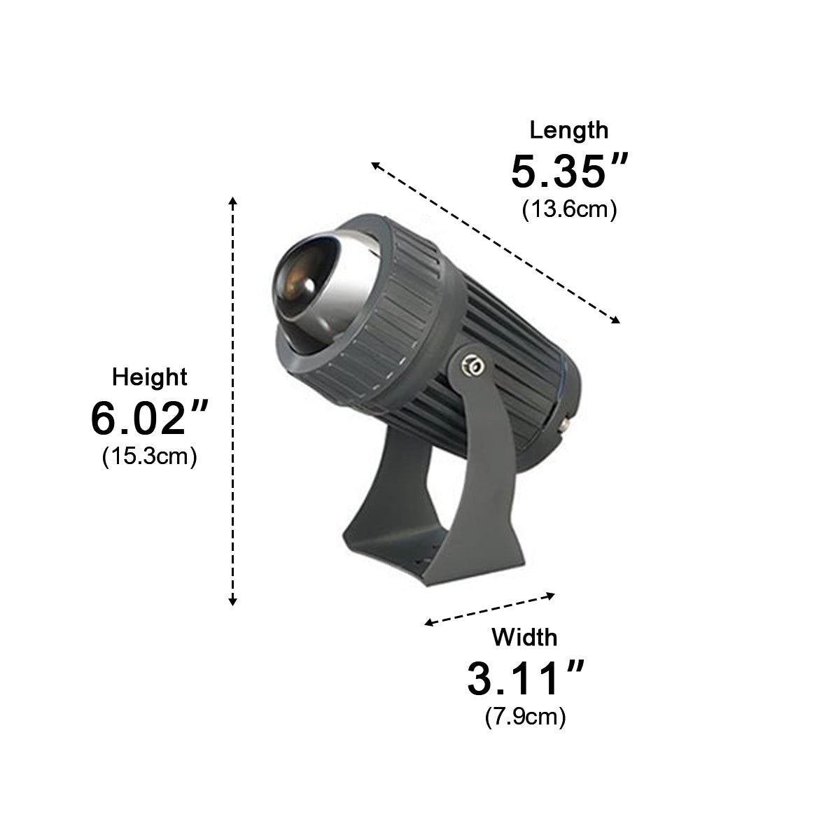 IP67 Waterproof Die-Cast Aluminum LED Spot Light