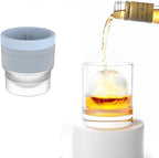 Ice Ball Mold 6cm Slow-Melting Stackable & Easy De-Molding