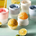 Ice Ball Mold 6cm Slow-Melting Stackable & Easy De-Molding