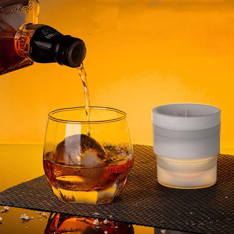 Ice Ball Mold 6cm Slow-Melting Stackable & Easy De-Molding