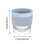 Ice Ball Mold 6cm Slow-Melting Stackable & Easy De-Molding