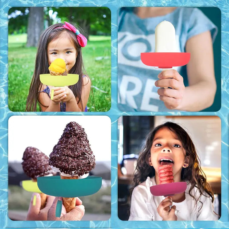 Ice Cream Cone Holder No-Drip Food-Safe Silicone