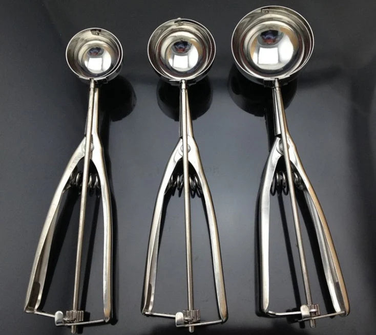 Ice Cream Scoop Stainless Steel Ergonomic Lever Dishwasher Safe