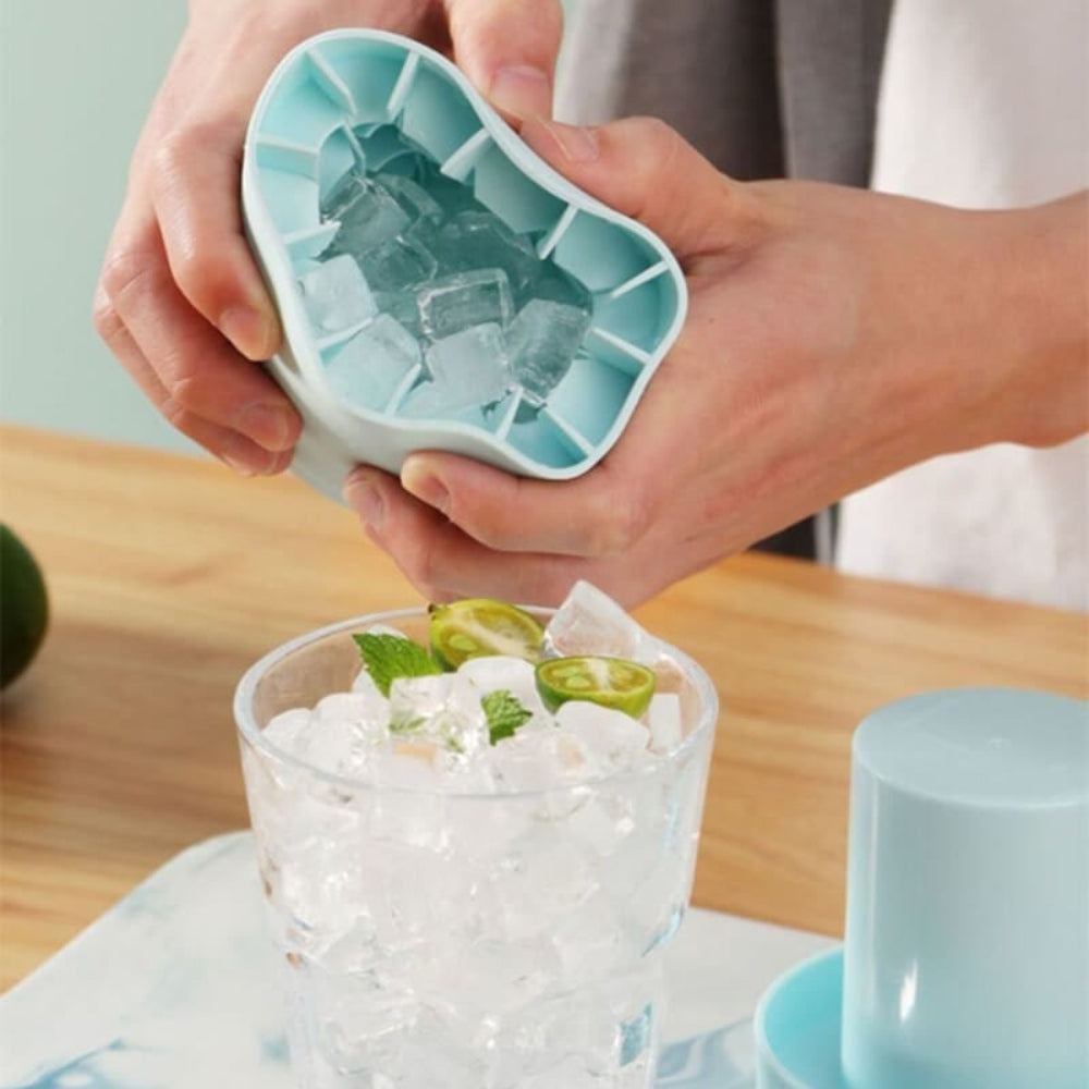 Ice Cube Maker Portable Silicone Freeze & Squeeze