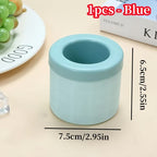 Ice Cube Tray Flexible Silicone Storage Bucket
