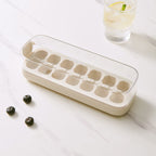 Ice Cube Tray Press-To-Release Food-Grade Silicone Sealed Lid