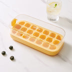 Ice Cube Tray Press-To-Release Food-Grade Silicone Sealed Lid