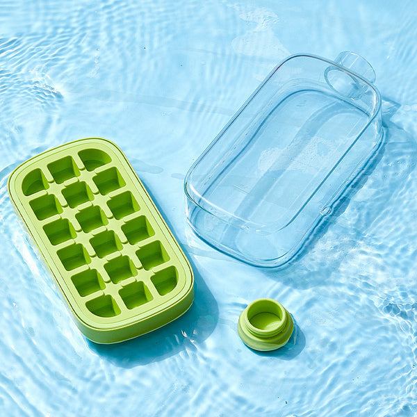 Ice Cube Water Bottle BPA-Free & Leakproof