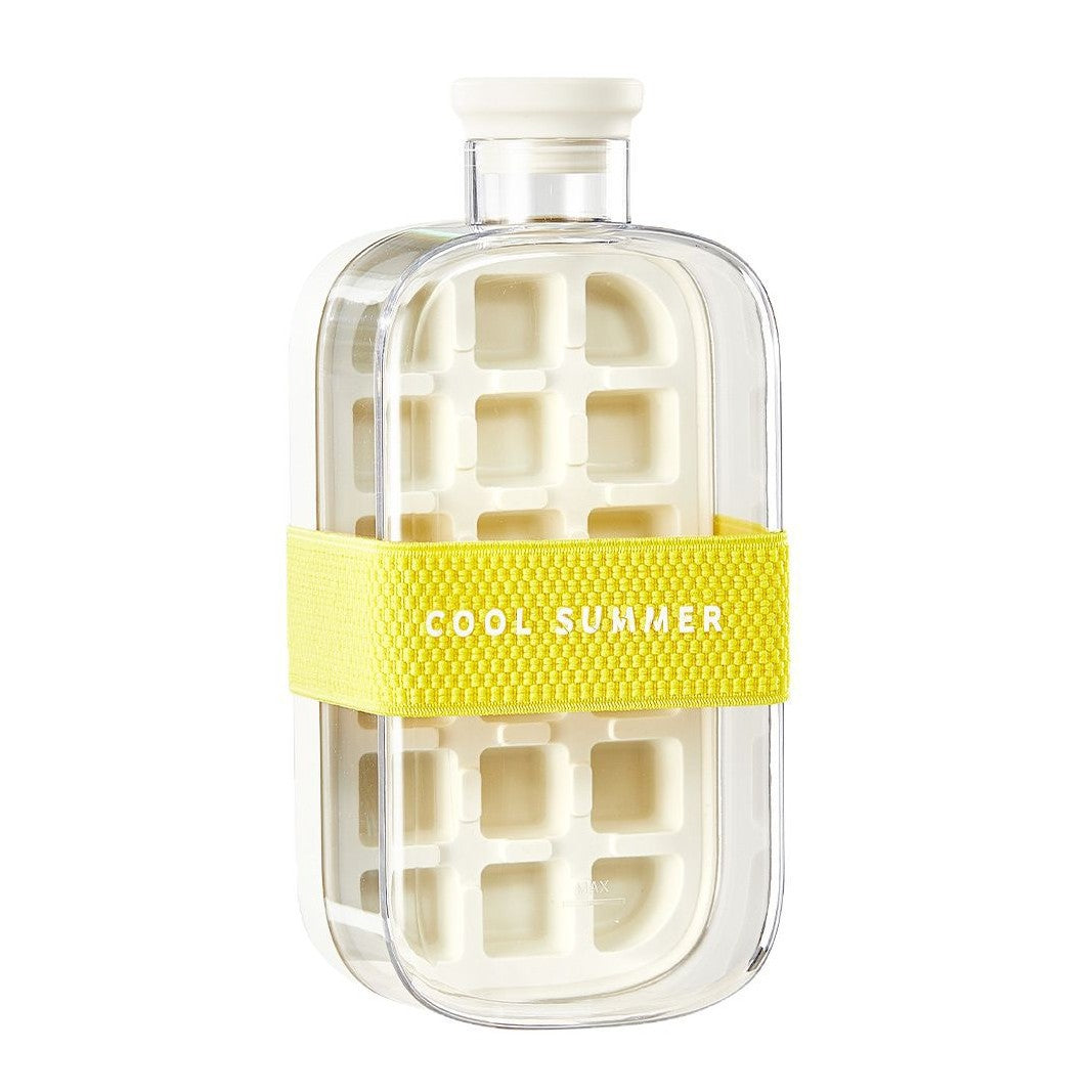 Ice Cube Water Bottle BPA-Free & Leakproof