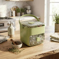 Ice Maker One-Touch Release Airtight Lid 48 Cube