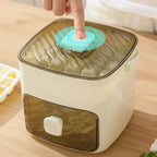 Ice Maker One-Touch Release Airtight Lid 48 Cube