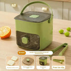 Ice Maker One-Touch Release Airtight Lid 48 Cube