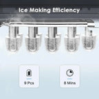 Ice Maker Portable Countertop Chewable Nugget 35 lb Per Day