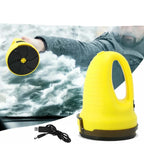 Ice Scraper Rotating Disc Heated USB Rechargeable