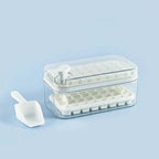Ice Tray System Push Release & Enclosed Storage