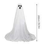 Illuminated Ghost Decorations Battery-Operated Weather-Resistant 2-Pack