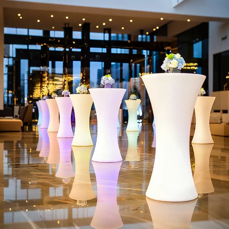 Illuminated Table Remote-Controlled RGB Dimmable USB Rechargeable & Solar