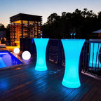 Illuminated Table Remote-Controlled RGB Dimmable USB Rechargeable & Solar