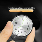 Illuminated Waterproof Metal Vehicle Clock (Dashboard/Handlebar Mount)