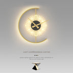 Illuminating Clock Gold Frame 3-Level Lighting App & Remote