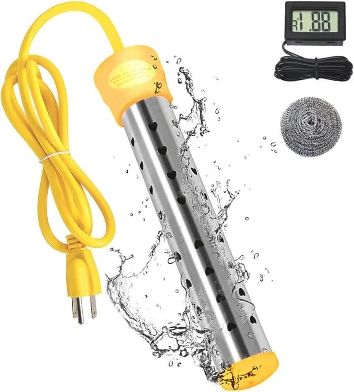 Immersion Heater Stainless Steel Insulated Handle Fast Heating