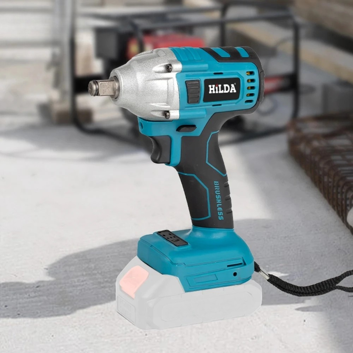 Impact Wrench Cordless & Brushless High-Torque 1/2 Inch Drive