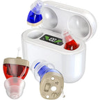 In-Ear Hearing Amplifier Rechargeable Noise Reduction 20-Hour Battery