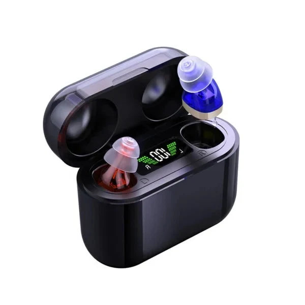 In-Ear Hearing Amplifier Rechargeable USB & Adjustable Volume