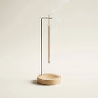 Incense Holder Hanging Wood Space-Saving Design