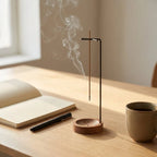 Incense Holder Hanging Wood Space-Saving Design