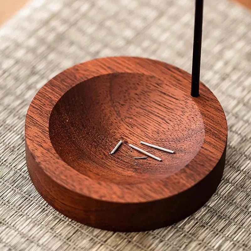 Incense Holder Hanging Wood Space-Saving Design