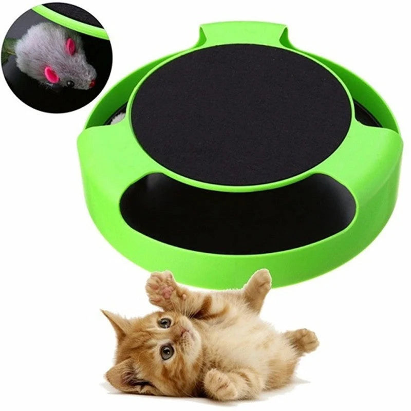 Indoor Cat Toy Realistic Furry Battery-Free