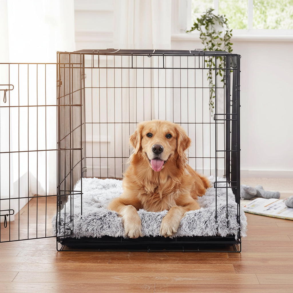 Indoor Dog Bed Raised Edge Removable Washable Cover