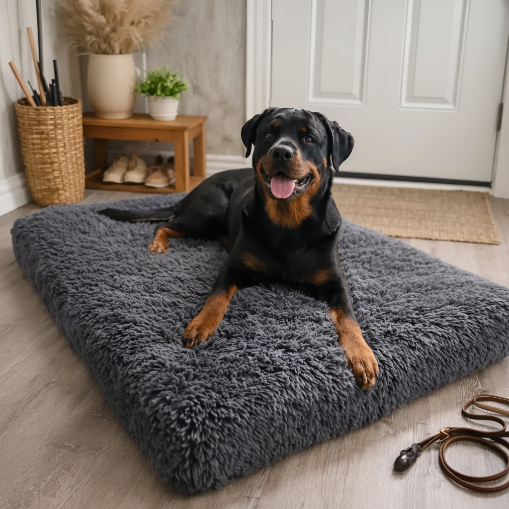 Indoor Dog Bed Raised Edge Removable Washable Cover