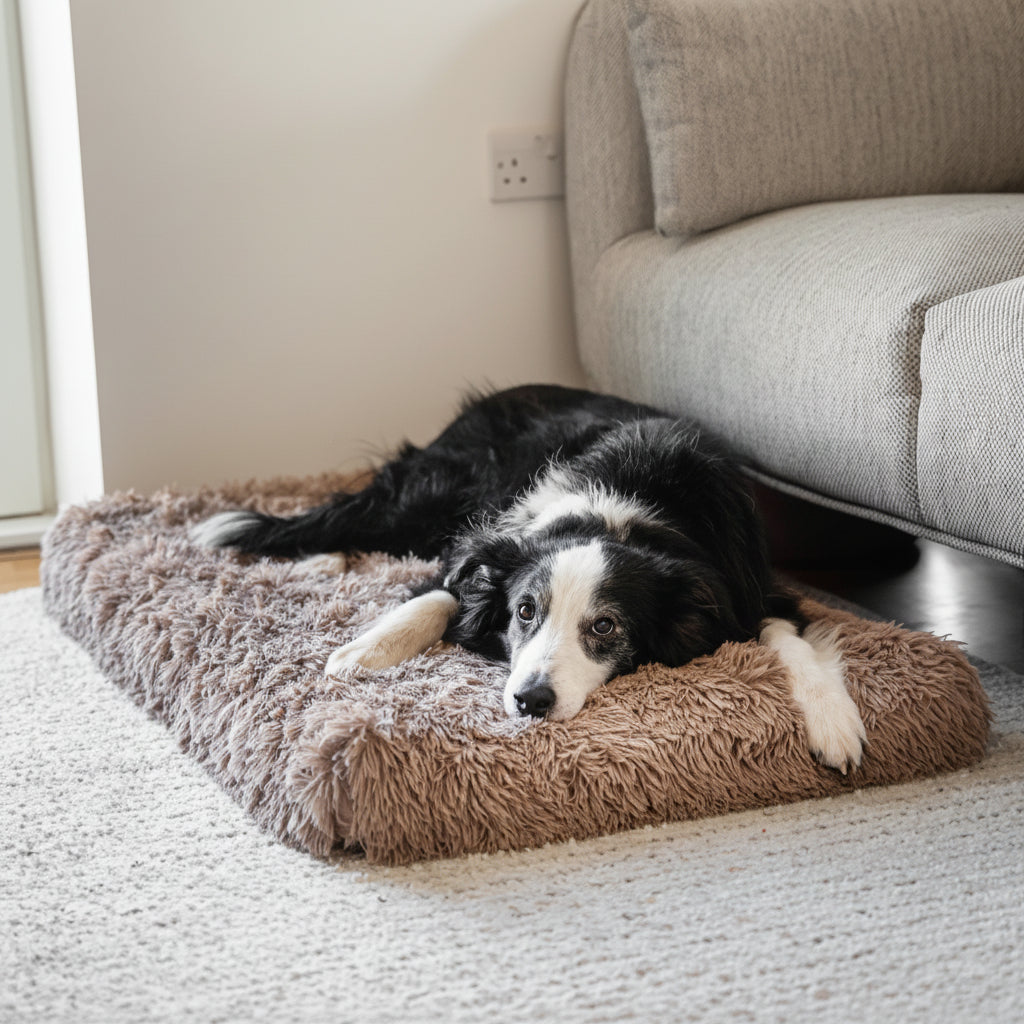 Indoor Dog Bed Raised Edge Removable Washable Cover