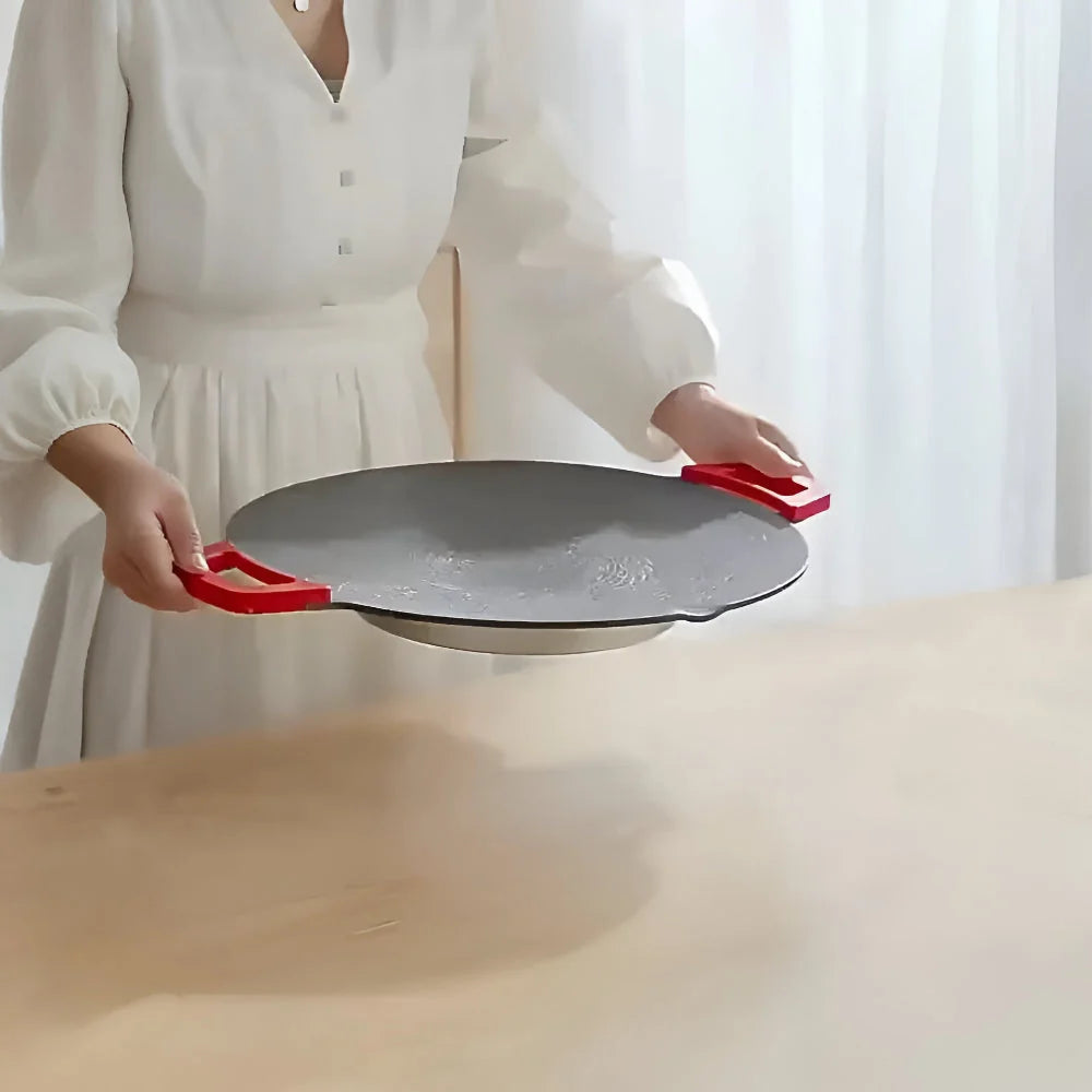 Indoor Electric Grill Smokeless Cast Iron Griddle