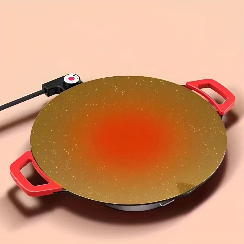 Indoor Electric Grill Smokeless Cast Iron Griddle