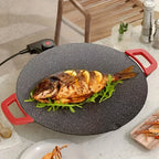 Indoor Electric Grill Smokeless Cast Iron Griddle
