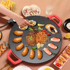 Indoor Electric Grill Smokeless Cast Iron Griddle