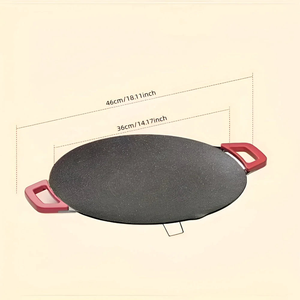 Indoor Electric Grill Smokeless Cast Iron Griddle