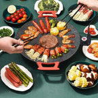 Indoor Electric Grill Smokeless Non-Stick Removable Plate