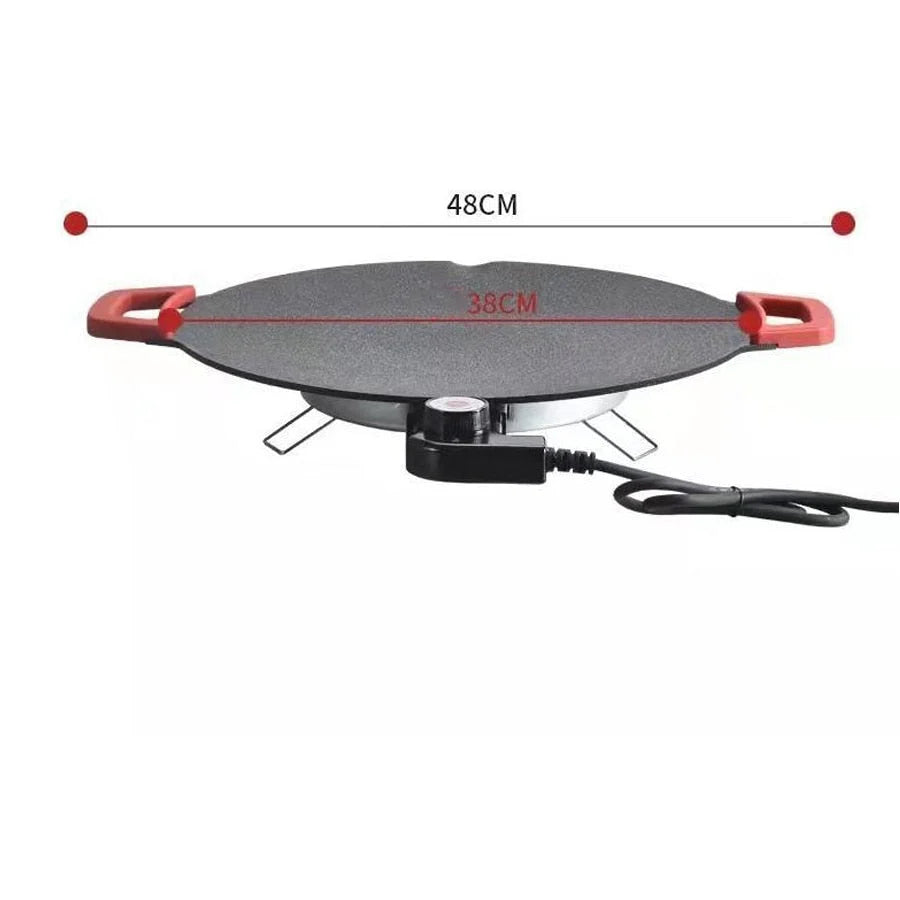 Indoor Electric Grill Smokeless Non-Stick Removable Plate