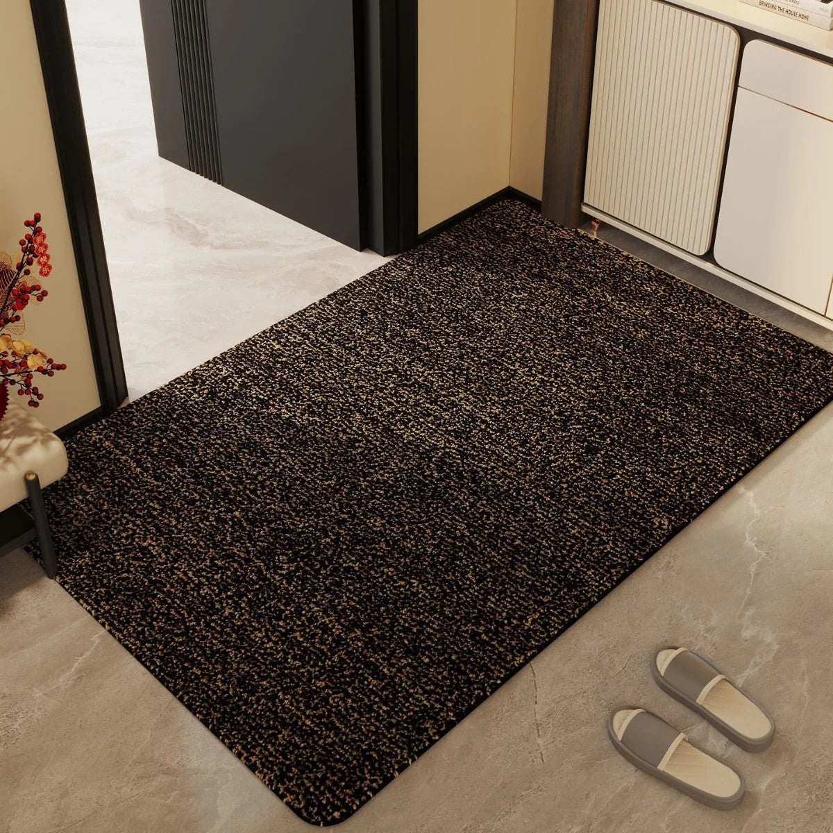 Indoor Floor Mat Plush Textured & Machine Washable
