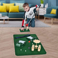 Indoor Golf Set 5 Clubs Putting Mat Movable Cup