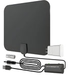 Indoor HDTV Antenna 37dB Amplifier Ultra-Thin Adhesive