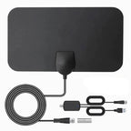 Indoor HDTV Antenna Amplified Slim Panel 300 Mile Range