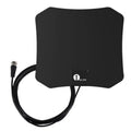 Indoor HDTV Antenna Flat Slim Panel Built In Coax