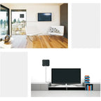 Indoor HDTV Antenna Flat Slim Panel Built In Coax