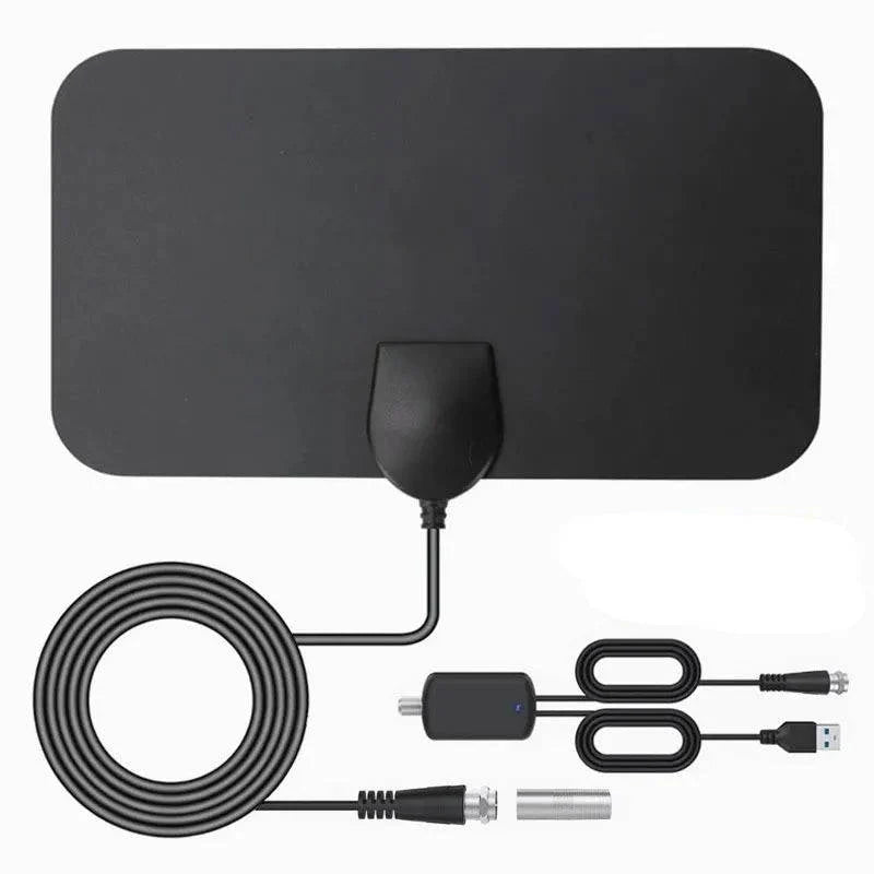 Indoor HDTV Antenna Slim Amplified 300 Mile Range